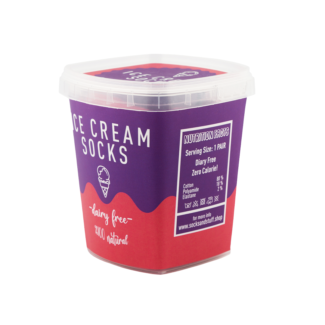 Berries Sorbet Ice Cream Socks