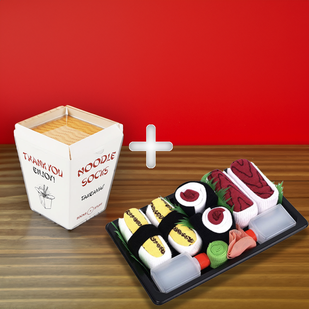 Gift Bundle Pack: Any 3 Pair Sushi + Noodle