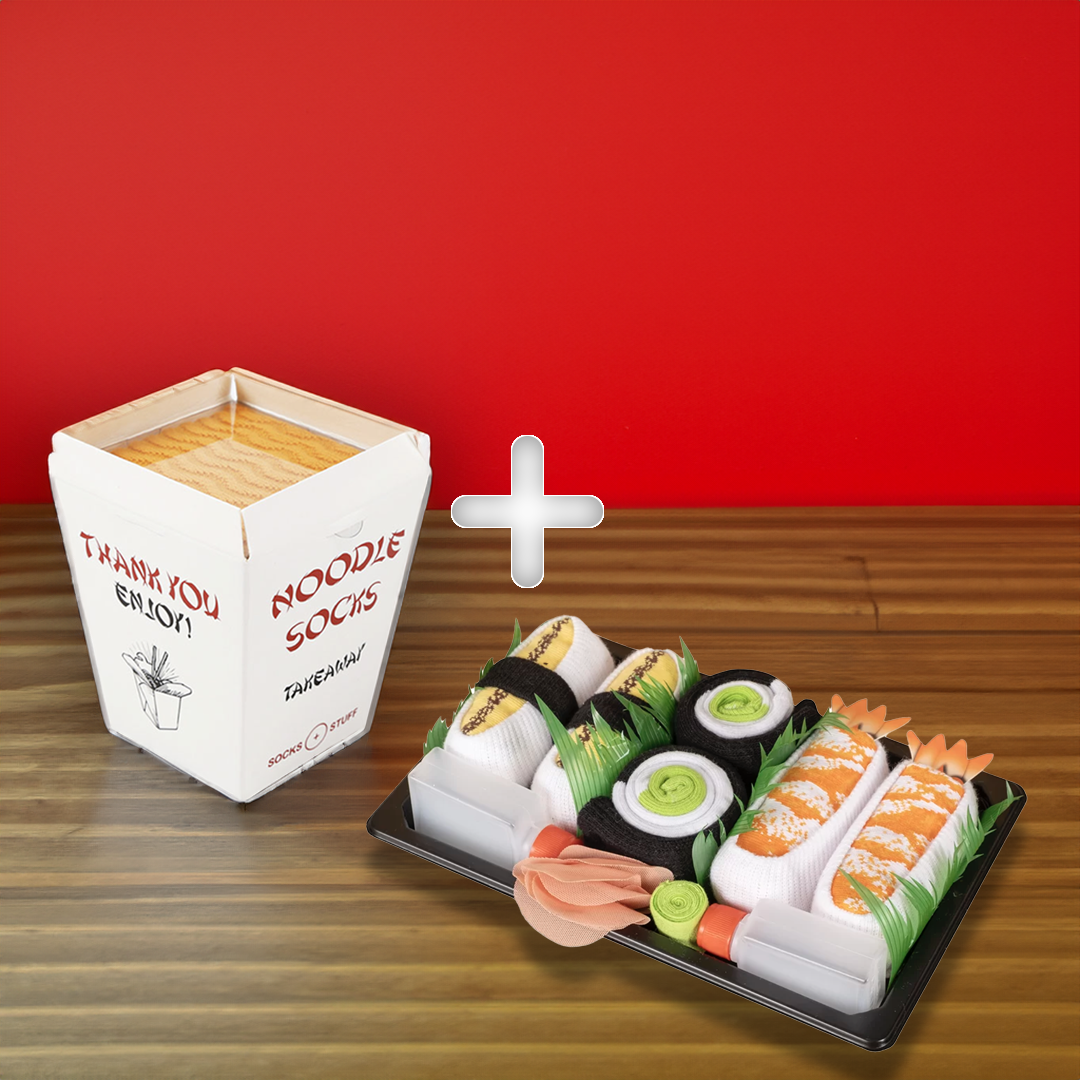 Gift Bundle Pack: Any 3 Pair Sushi + Noodle