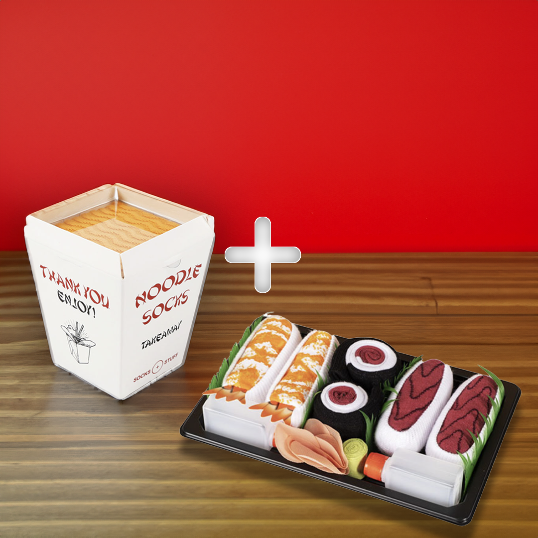 Gift Bundle Pack: Any 3 Pair Sushi + Noodle