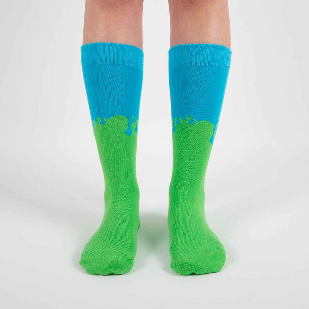 Mint Sorbet Ice Cream Socks