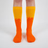 Orange Sorbet Ice Cream Socks