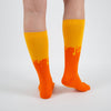 Orange Sorbet Ice Cream Socks
