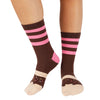 Chocolate Glazed Kids Doughnut Socks