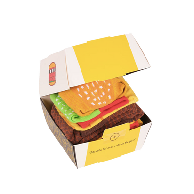 Burger Socks Box