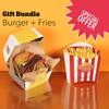 Gift Bundle Pack:Burger&Fries