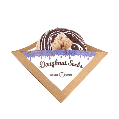 Chocolate Caramel Donut Socks