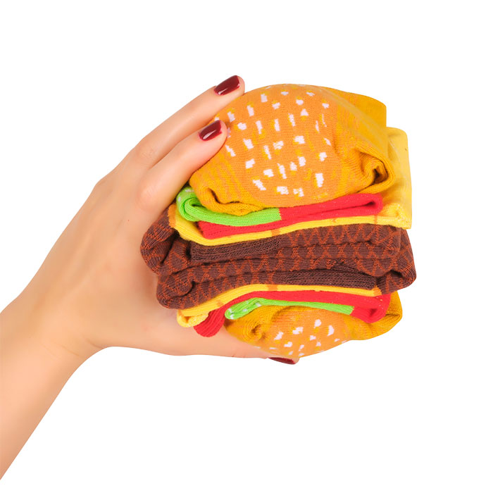 Burger Socks Box