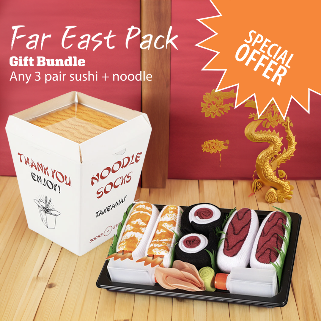 Gift Bundle Pack: Any 3 Pair Sushi + Noodle
