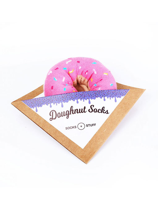 Strawberry Candy Donut Socks