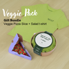 Gift Bundle Pack:  A Pair of Veggie pizza slice + Salad t-shirt