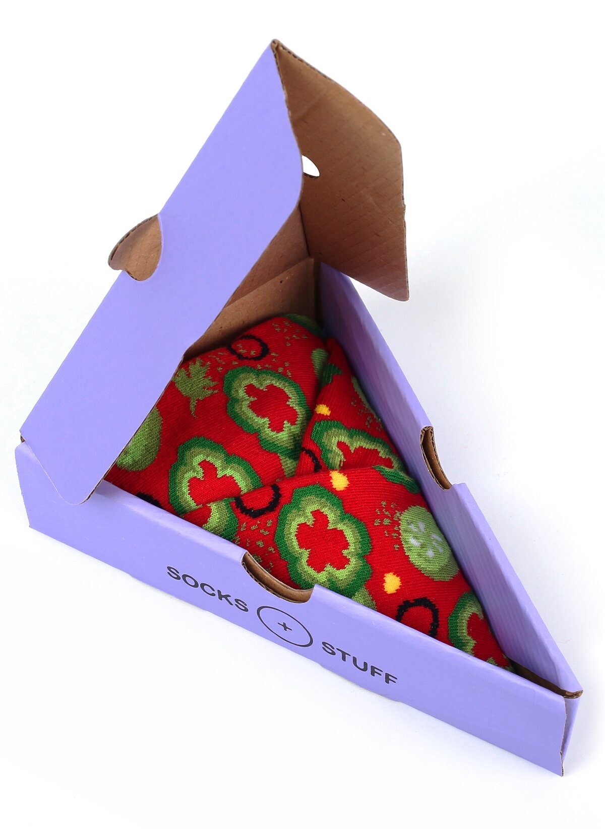 Veggie Pizza Slice Socks