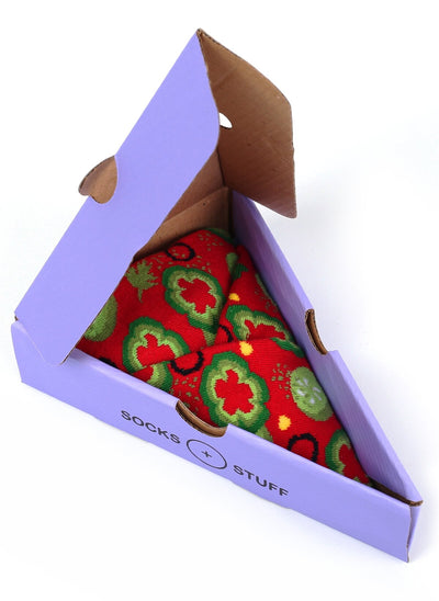 Veggie Pizza Slice Socks