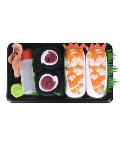 Kids Shrimp Maki Sushi Socks Set