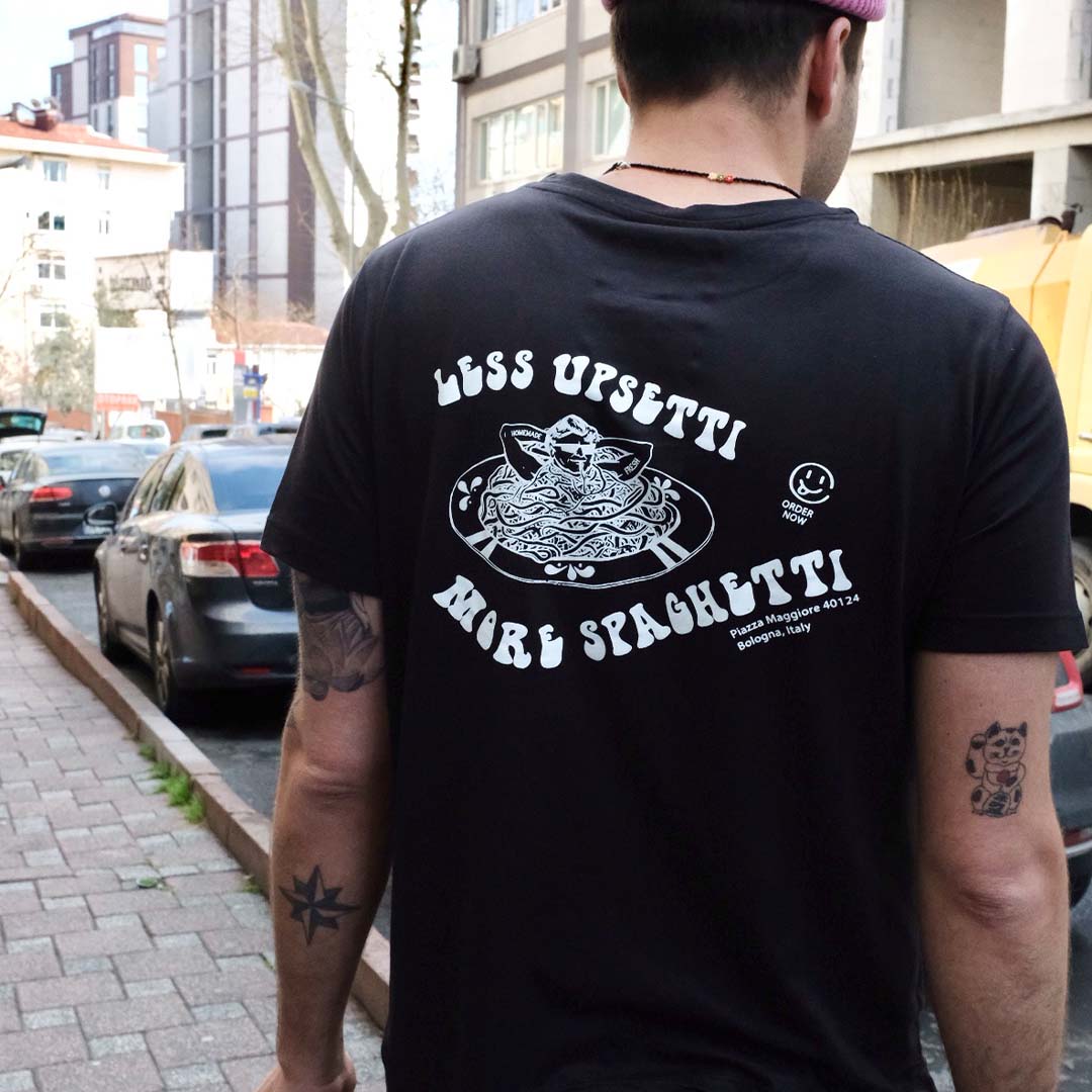 Less Upsetti More Spaghetti Tshirt
