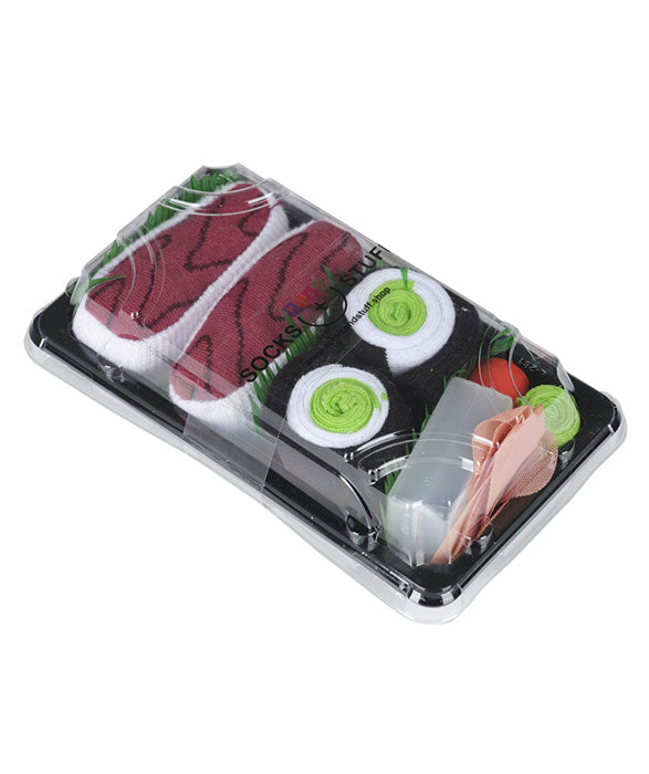 Kids Tuna Maki Sushi Socks Set