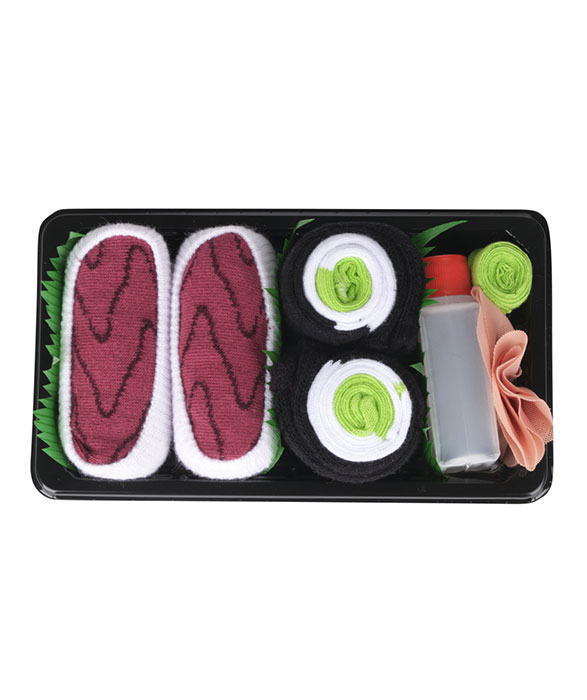 Kids Tuna Maki Sushi Socks Set